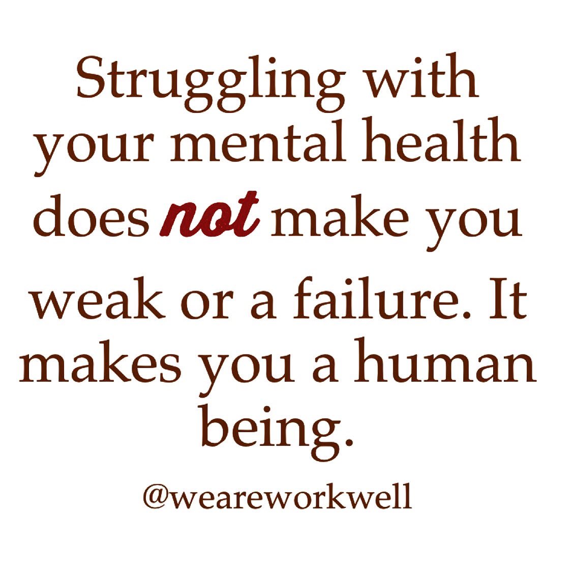 weareworkwell's tweet photo. WORLD MENTAL HEALTH DAY 🙏🏻 We ALL have mental health. We are ALL human. Don’t suffer in silence. #WorldMentalHealthDay #MentalHealthAwareness #MentalHealthMatters #EndTheStigma #wellness #WellnessWednesday https://t.co/FXiJpxp7Kl