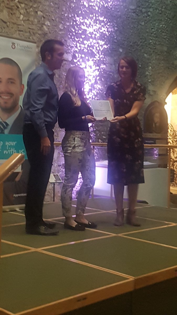 LeithsDining's tweet photo. Attending Hampshire County Council Apprenticeship Awards 2018 - We won an award for Hampshire Investors In Young People. Excellent work all involved. #Levy #compass #awardceremony #hantsfuture #apprenticeships https://t.co/btceYQOspP