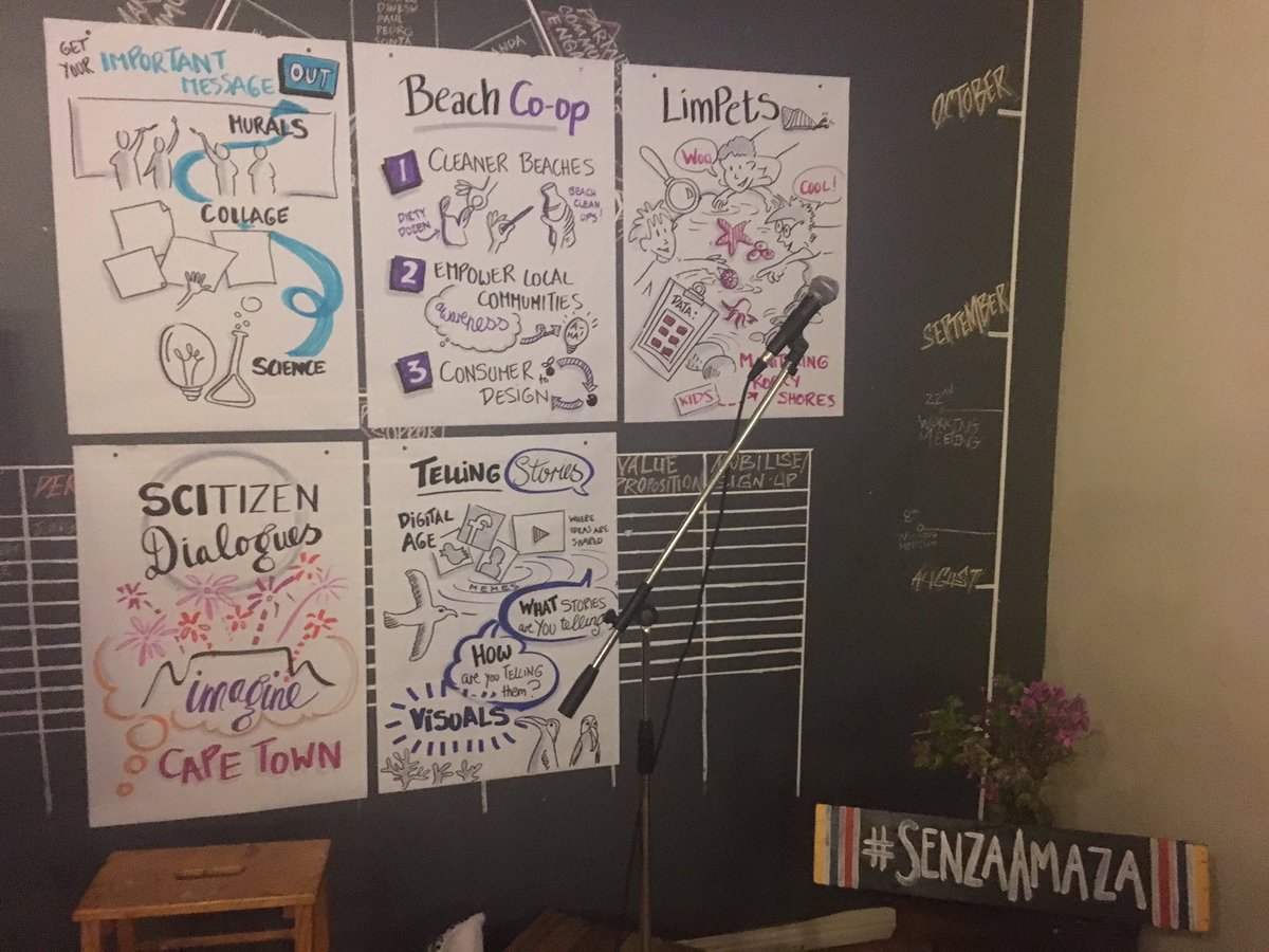 Interesting evening hearing about exciting initiatives around Cape Town at the #muizenbergfestival #CapeTown #resilience