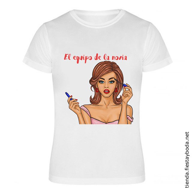 Camiseta para despedidas de soltera

#despedidadesoltera #despedida #boda #bodas #boda2018
Mucho más en nuestra web tienda.tiestayboda.net