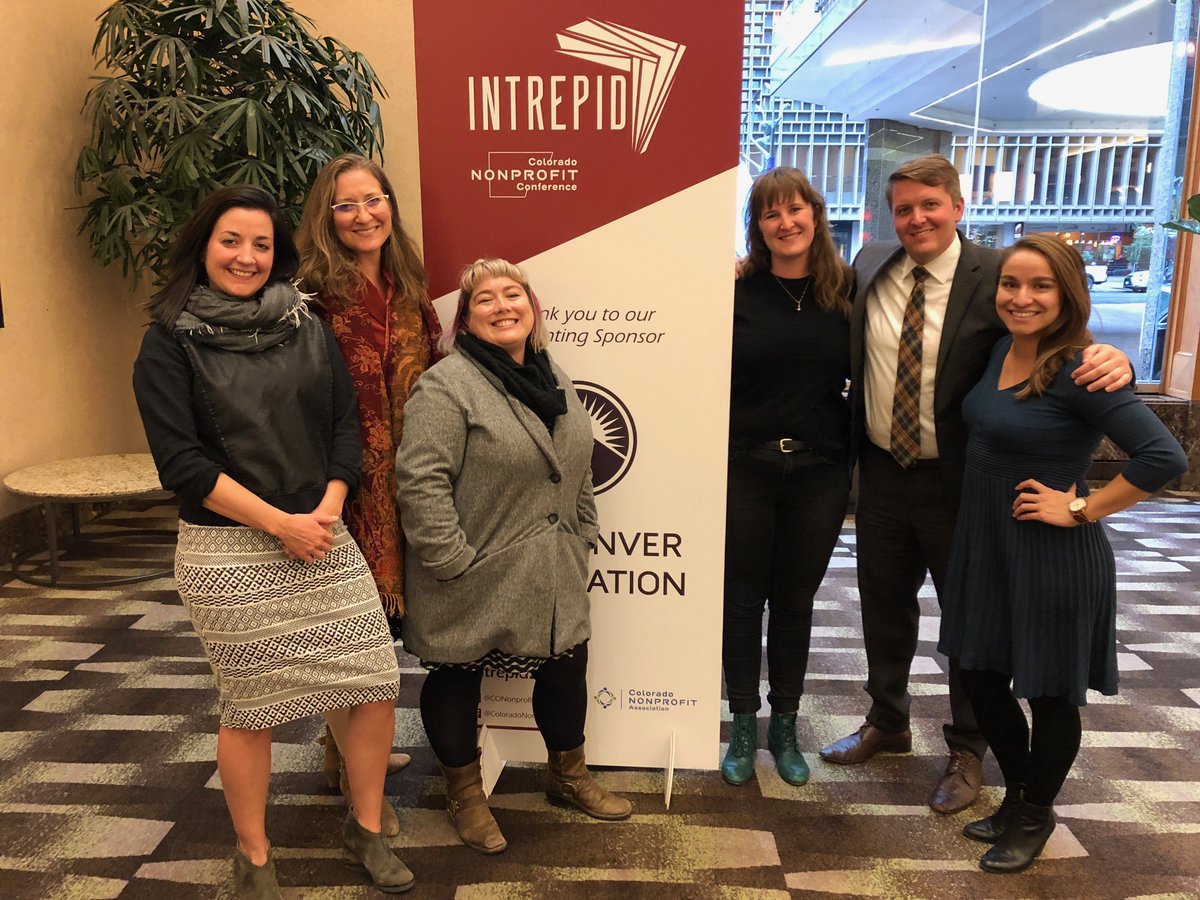 Think360Arts's tweet photo. Thank you Renny Fagan and the amazing team at the @CONonprofits for another great conference! We had a wonderful time connecting and learning with our nonprofit sector peers and taking risks to be intrepid and courageous leaders. #Intrepid2018 https://t.co/lXqeQIG1VM