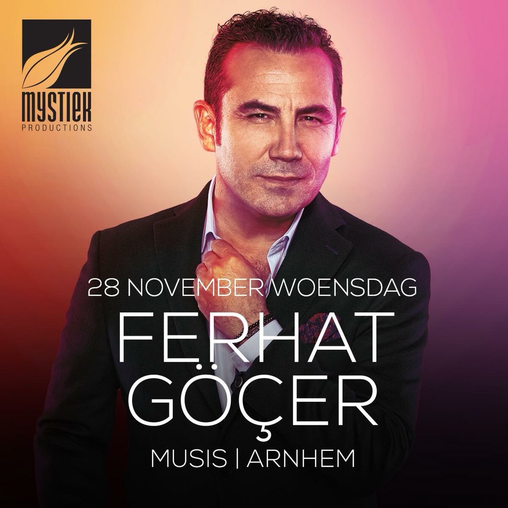 Zowel zijn oude succesnummers als een royale dosis hits van zijn laatste albums passeren op 28 november in de Parkzaal de revue

Ferhat Göçer Live On Stage
Datum: 28 Nov 2018 | Musis Arnhem
Tickets: bit.ly/fgocerarnhem