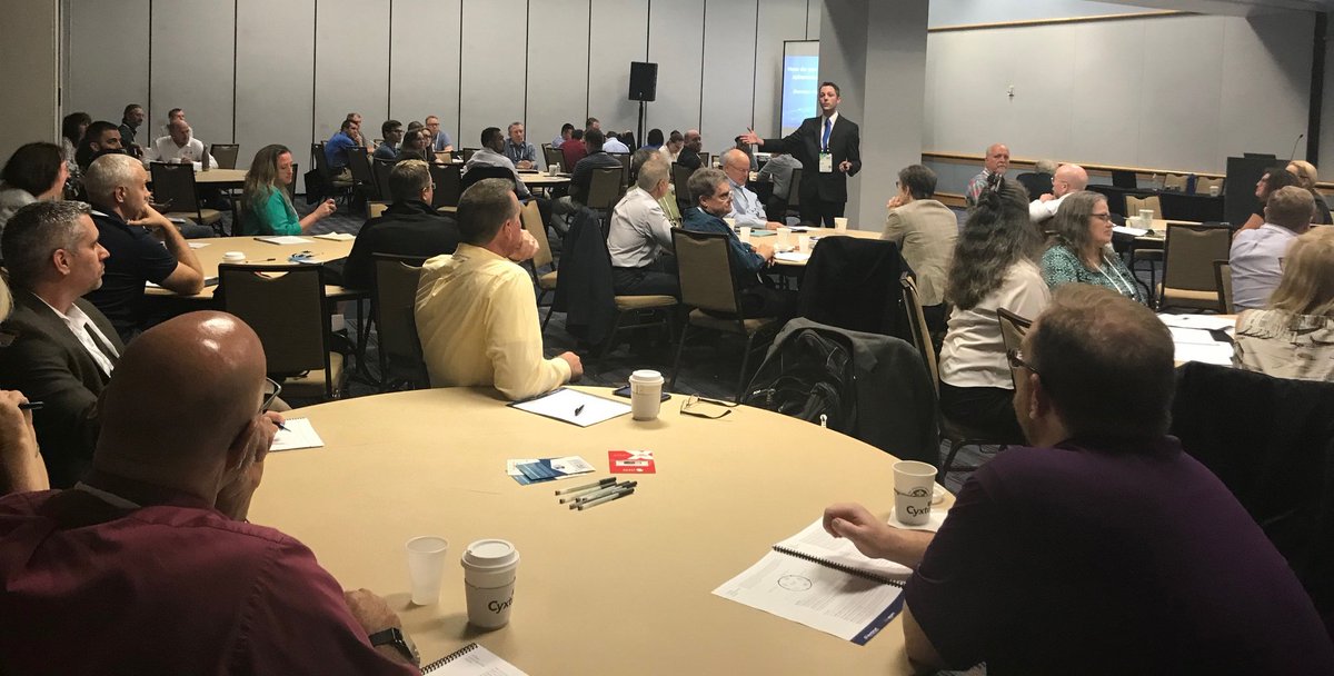 CyberSecurityFL's tweet photo. #FLCyberCon 2018 has begun with our pre-conference CyberSecure My Business workshop, led by Daniel Eliot of @StaySafeOnline! https://t.co/FgWZQ40rqS