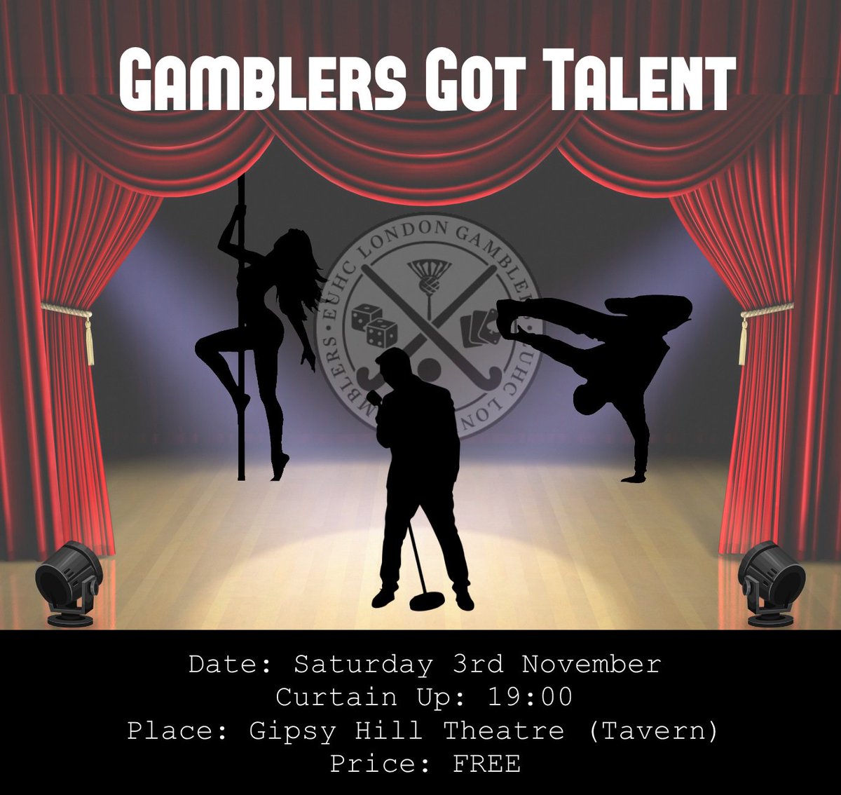 GAMBLERS GOT TALENT IS BACK!
Time for the newbies to show the old-guard what they can do OFF the pitch with our annual #TalentShow!