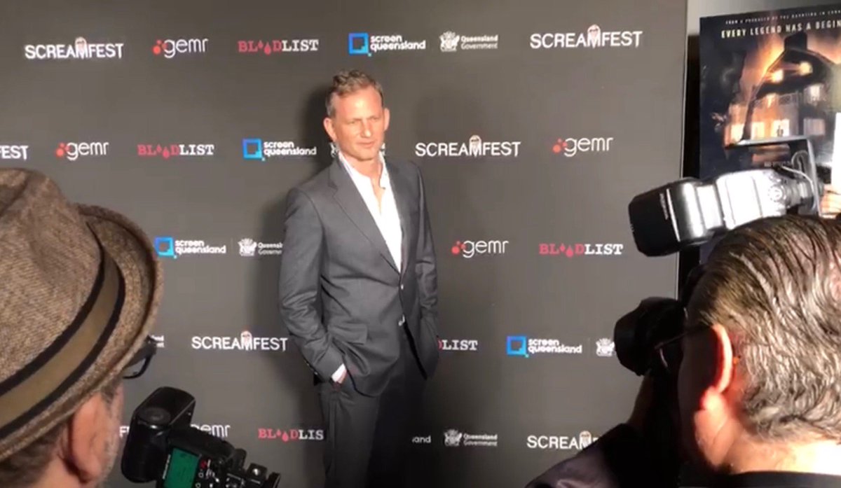 TheHaunted11's tweet photo. Director of "The Haunted" David Holroyd, at the opening night of @screamfest 
Catch him at the screening on Saturday 6pm. 
https://t.co/W7G5kqpFSo 
#thehaunted #screamfest https://t.co/Xl7WxThauX