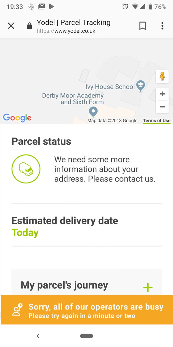 adeportski's tweet photo. @YodelOnline you ask me to contact you because I've not had my delivery a week on from estimate but after 3 minutes talking to a machine you have no information and then cut me off. I've never known such a poor customer service 👍 get some staff not machines! https://t.co/cxkdfqCPDv