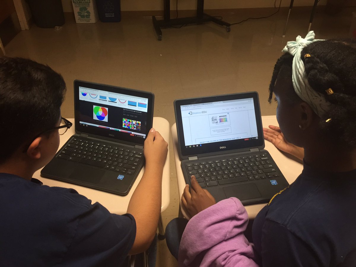 STEMagillPSMS's tweet image. After PSAT testing today, my students took a brain break by participating in a digital @breakoutEDU game. The students really enjoyed playing!! #thinkingandlearning #problemsolving  @palmspringsms