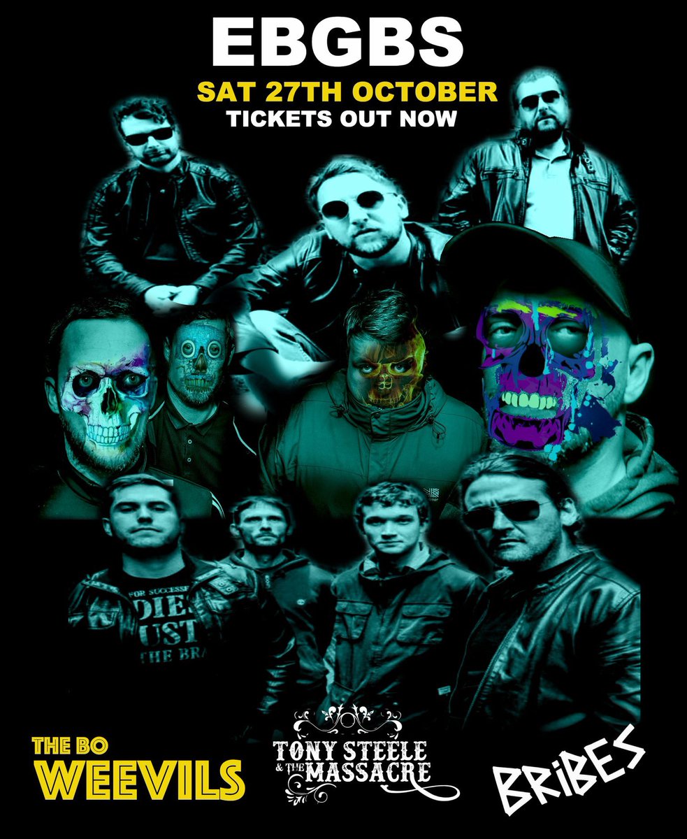 Tonyred78's tweet photo. PLEASE RETWEET, So we’re (Tony Steele and The Massacre) playing our last gig of the year on 27th October in Heebie Jeebies in Liverpool! This is gonna sell out fast! So if your after tickets inbox me fast!👌👌x https://t.co/jWZVMD3LbL