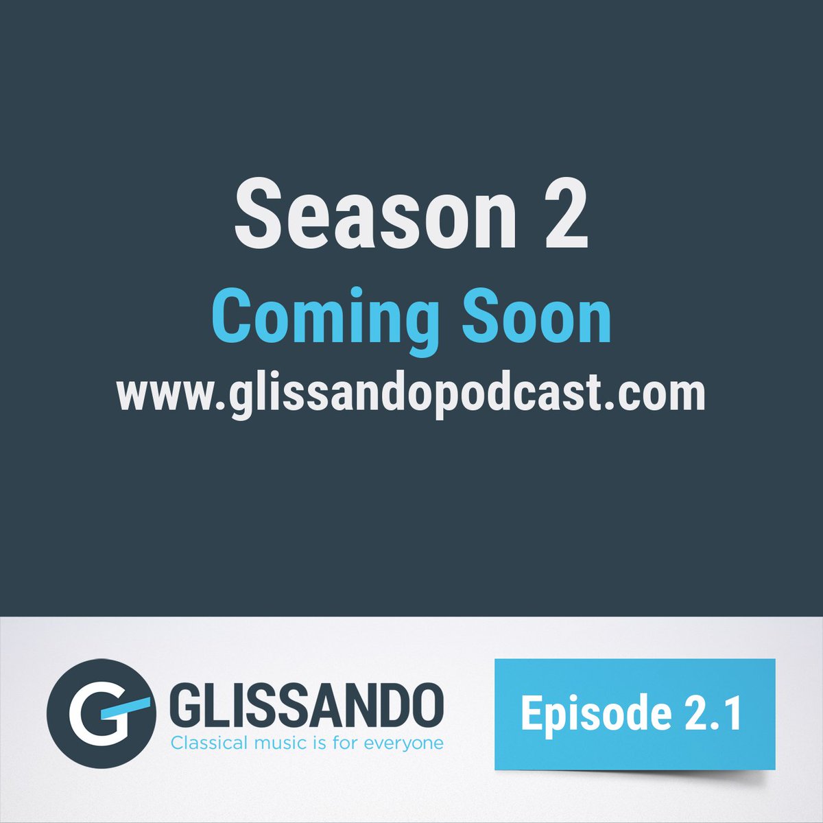 GlissandoPod's tweet photo. FYI. Oh, and for episode 2.1 we have a Really Big Guest. ;-) https://t.co/tFOVrTRo4I