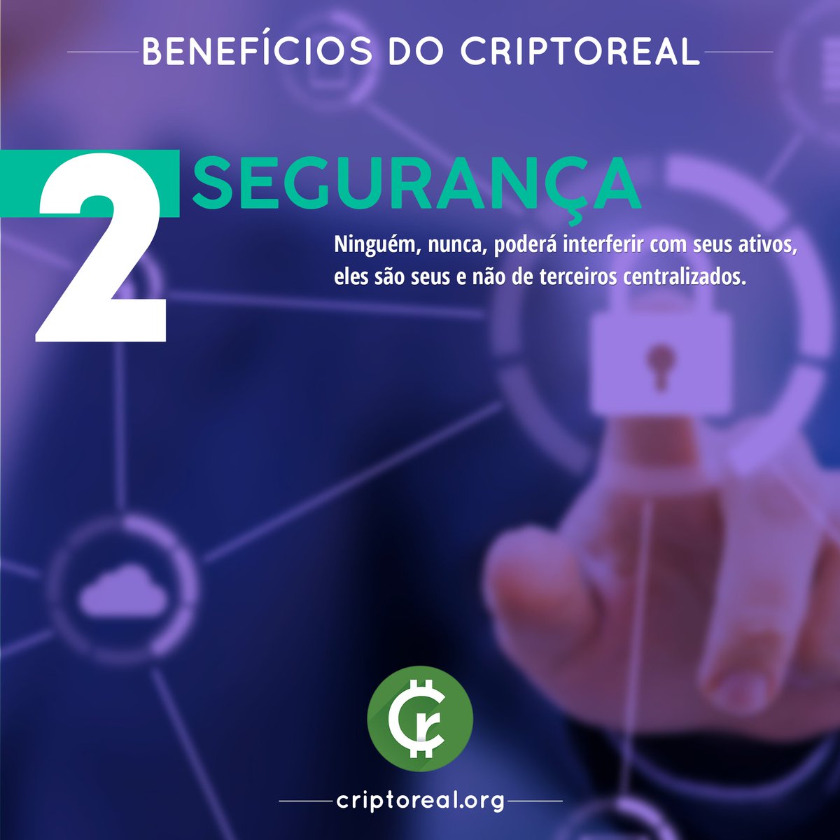 CriptoReal's tweet image. Segurança e autonomia.

O seu dinheiro é de sua posse e de mais ninguém, tenha controle total dos seus fundos, eles sempre estarão disponíveis para você.