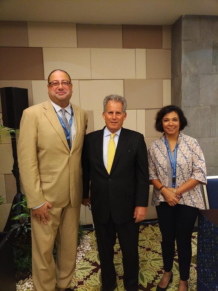 JubileeUSA's tweet photo. Our Executive Director, @Eric_LeCompte is doing some great work at the #IMFMeetings this week in #Bali. Follow @Eric_LeCompte on Twitter for updates! #endpoverty #AM2018Bali #amcso2018 #imf2018bali #IMF https://t.co/jDTpOmDeI0