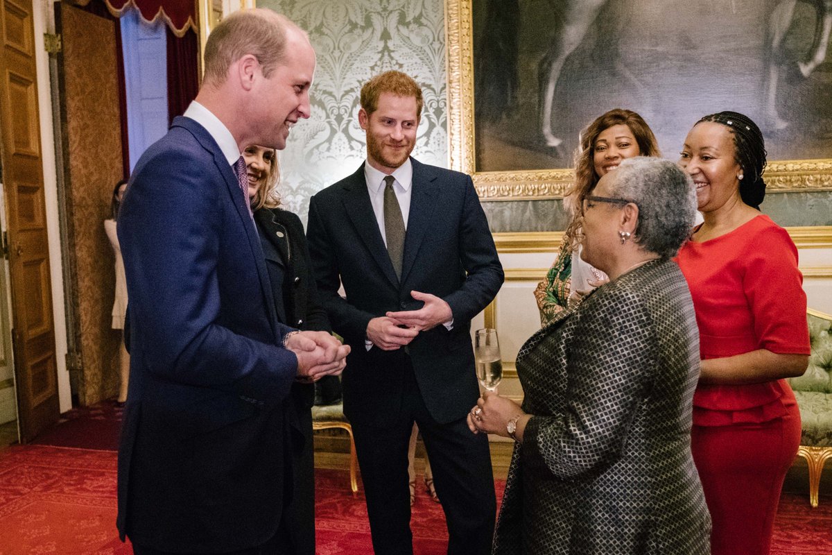 NewspaperTours's tweet photo. This evening The Duke of Cambridge and The Duke of Sussex joined a reception at St James' Palace to officially open the 2018 Illegal Wildlife Trade Conference #EndWildlifeCrime https://t.co/KhrnPAYXz7