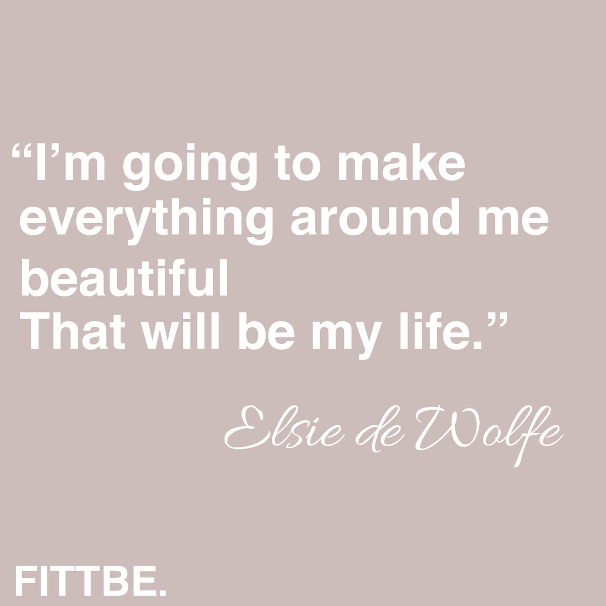Fittbe's tweet photo. I'm going to make everything around me beautiful. That will be my life. 
~Elise de Wolfe 💕

#pilates #barre #exercise #fitness #athomeworkouts #liveinspired #energy #bestlife #workouts #goforit #fitspo #motivation #selflove #balance #healthy #healthyliving #upnout #activelife https://t.co/nbK16P0W1F