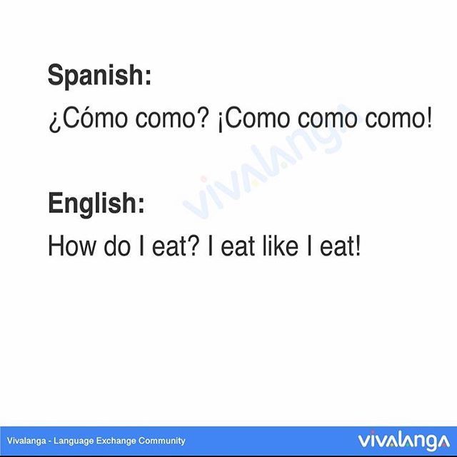 LanguageIsFun's tweet photo. Why languages are fun
#como #spanish #comocomo https://t.co/MahFPXOc1A https://t.co/rv3aiDCfe6