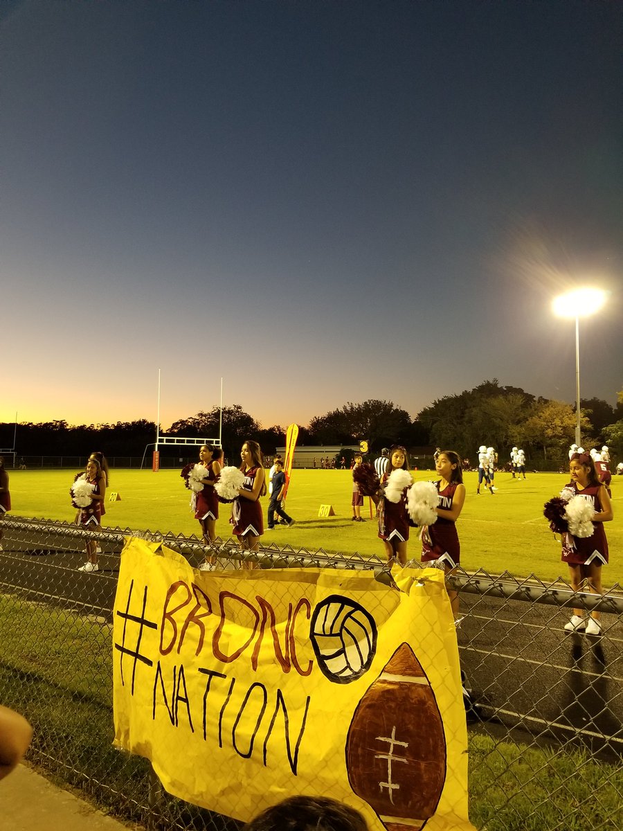 Showing my school spirit for our homecoming game!! Let's Go Broncos! <a href="/Austin_Broncos/">Austin Middle School</a>