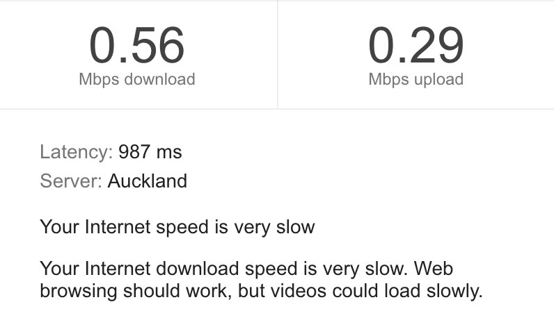 andrei_md's tweet photo. Hey @Internode what do you think of this ADSL speed I'm getting in the Blue Mountains from you? Tests done via google. Do you have dashboards with these metrics to proactively fix issues or do you prefer when people complain and call support? https://t.co/UAkS0KB2VU