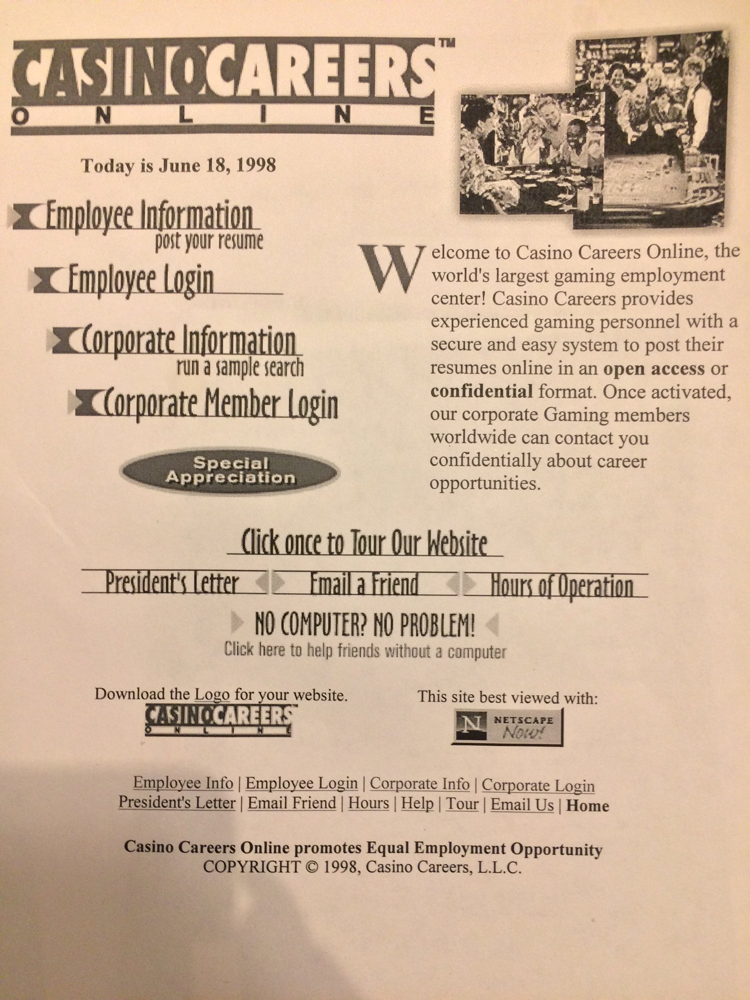 Casino Employee Login