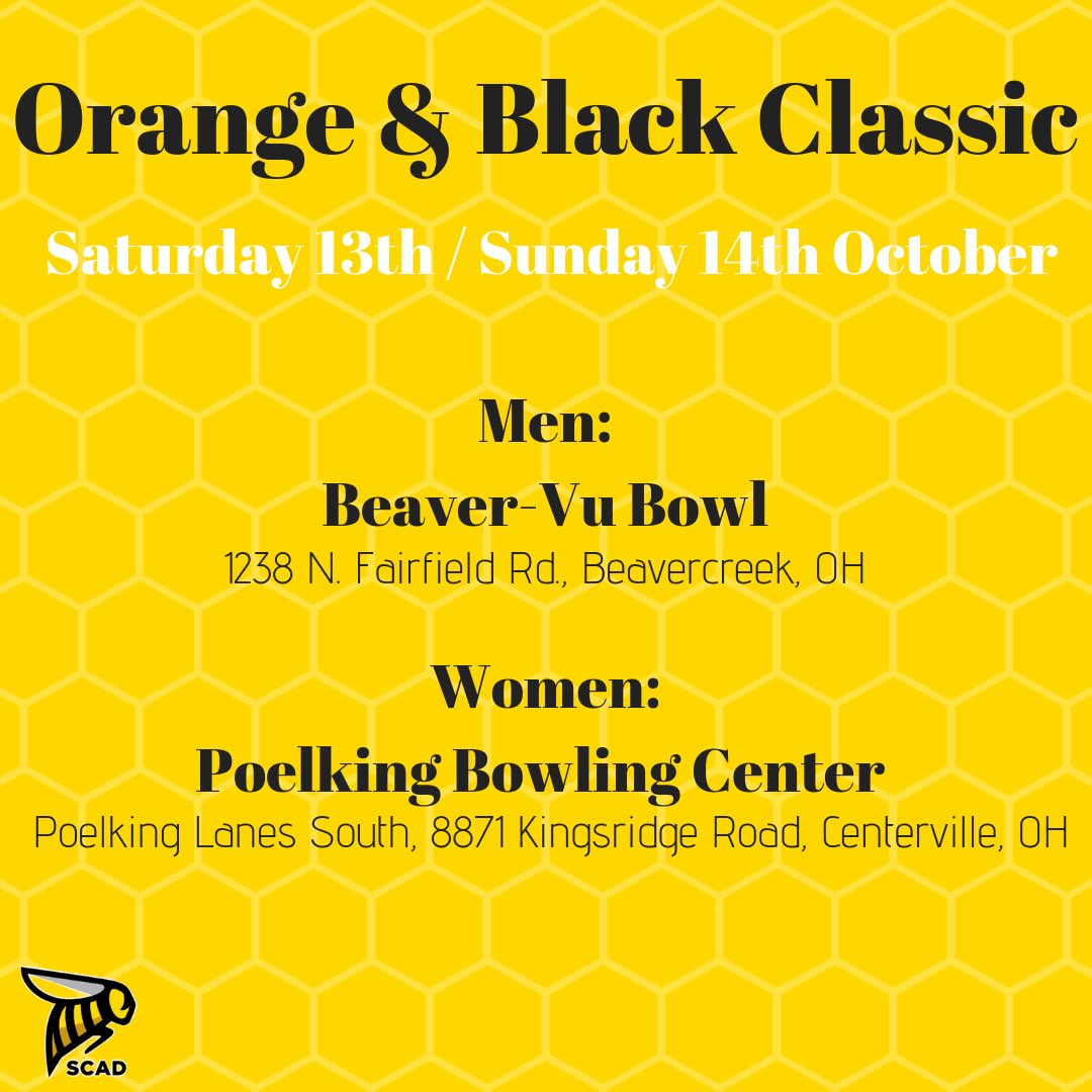 ScadBowling_Sav's tweet photo. Change of plans for us this weekend! Weโre going to Ohio. #SCADBowling https://t.co/i0GMQSFynj