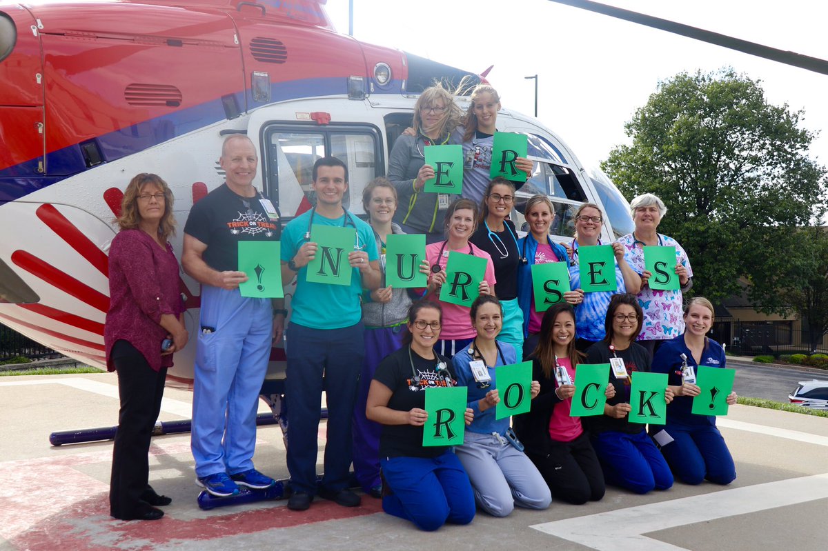 It takes a special person to be a #nurse. This group - and dozens of others - cares for little ones and their families at #CardinalGlennon in some of the scariest times of their lives. Happy #EmergencyNursesDay to each and every one of ours! #OurLoveForKids