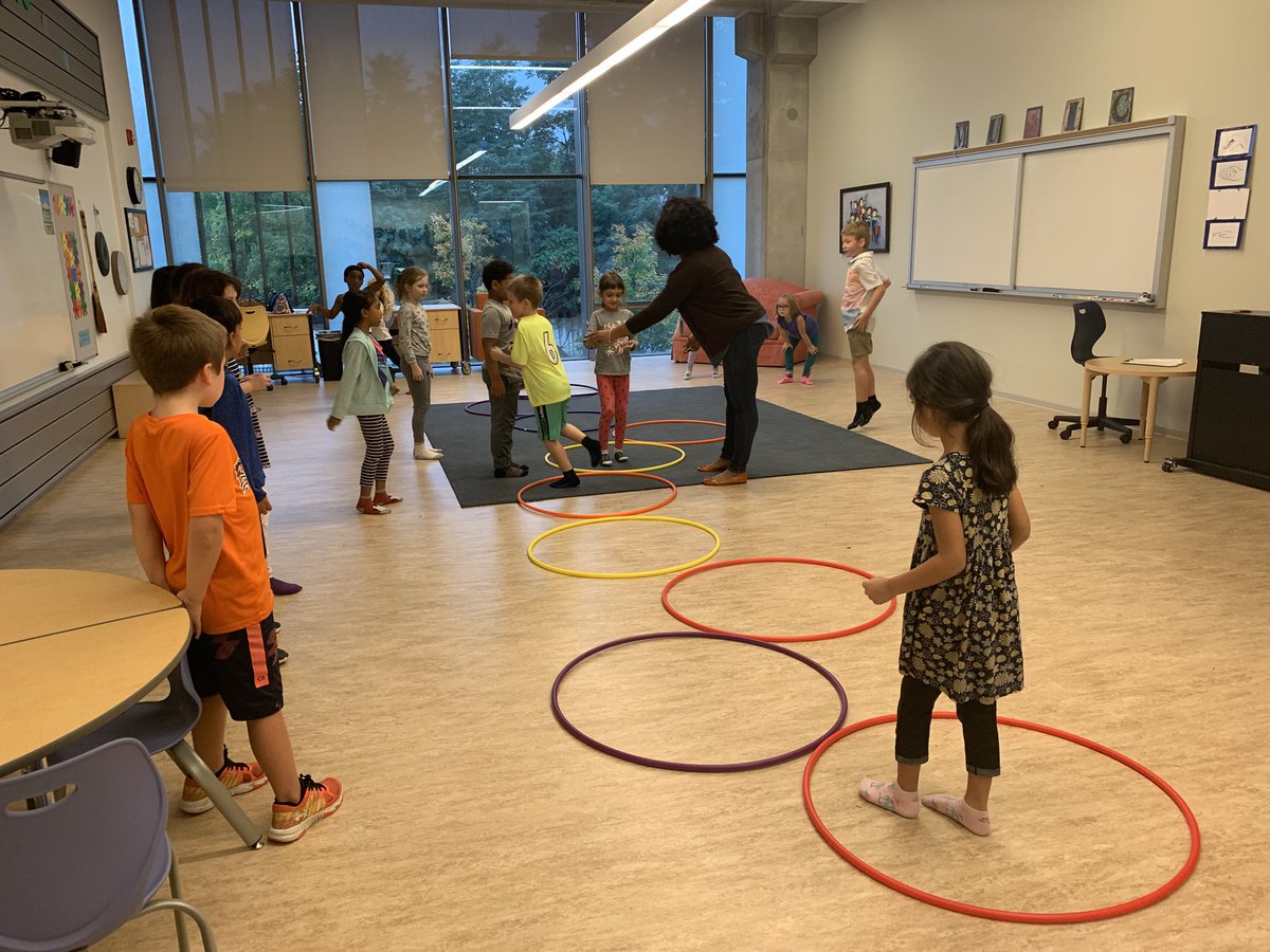 AskAndreaHite's tweet image. My friends in Gold Group played an intense game Rock, Paper, Scissors that included hopping into each hula hoop and then battling when they met in the middle! #UCLSKids #LabExtendedDay