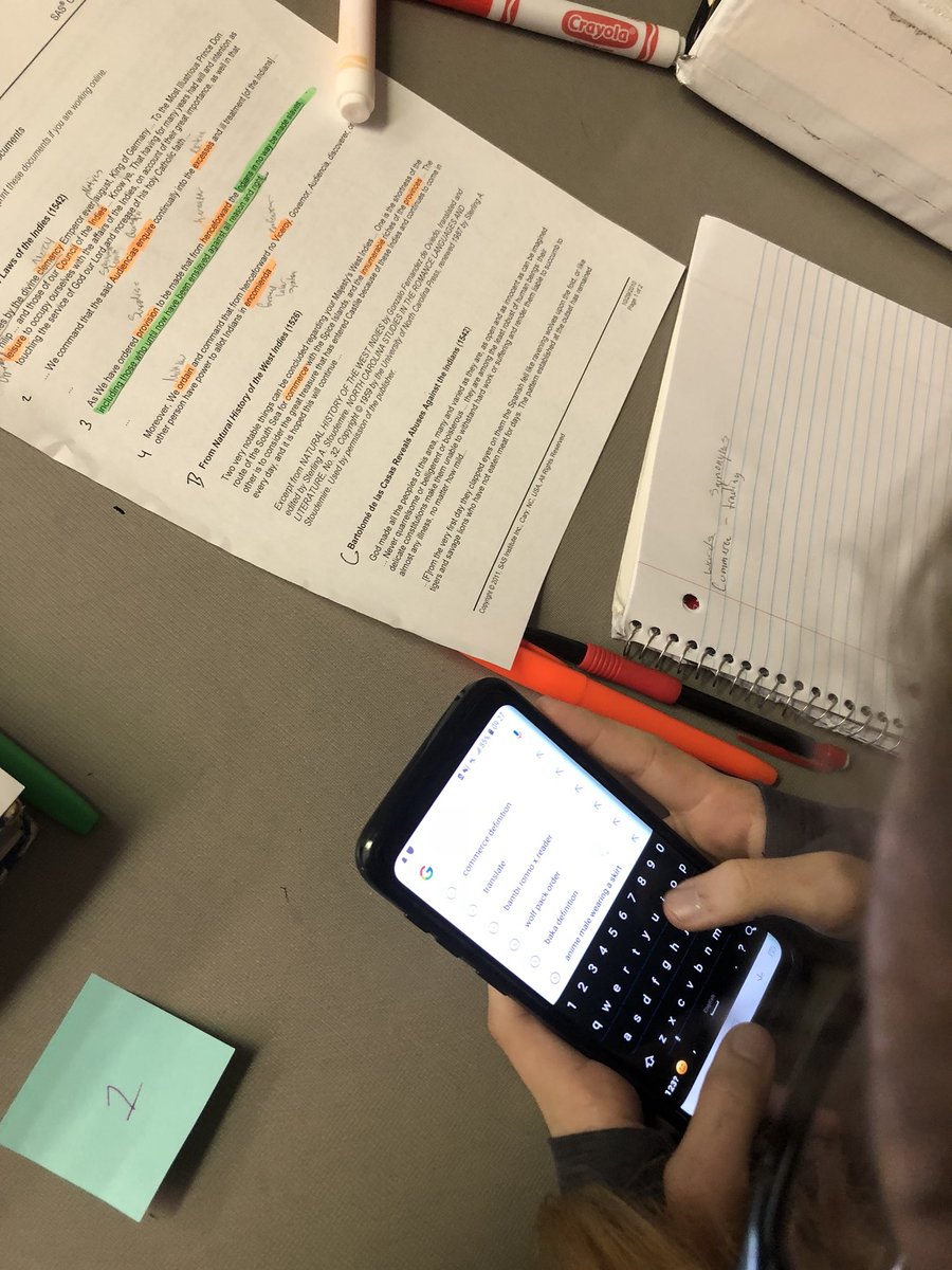23adamoneill's tweet photo. #mhsdaily students work through their second writing assignments. Today the peer edited and rewrote. They are owning the process and loving #writing2learn. https://t.co/6CgnsIPlbC
