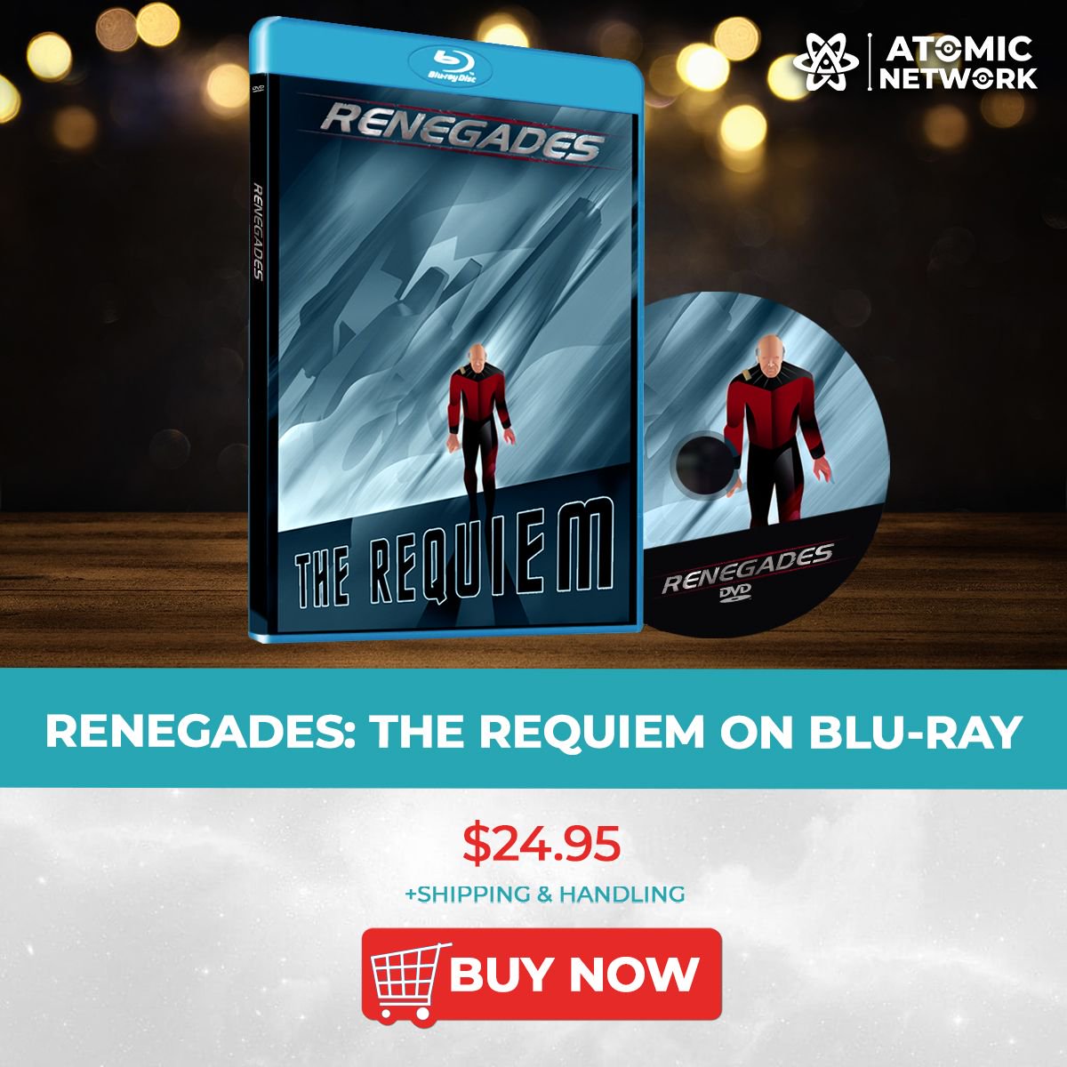Renegades: The Requiem available on DVD!⠀
⠀
We’re really going to pack this edition full of special features: behind-the-scenes vignettes, deleted scenes, SFX features, and of course a gag reel. Visit buff.ly/2E3F88i to purchase now!⠀ 
#StarTrek #Renegades #Scifi