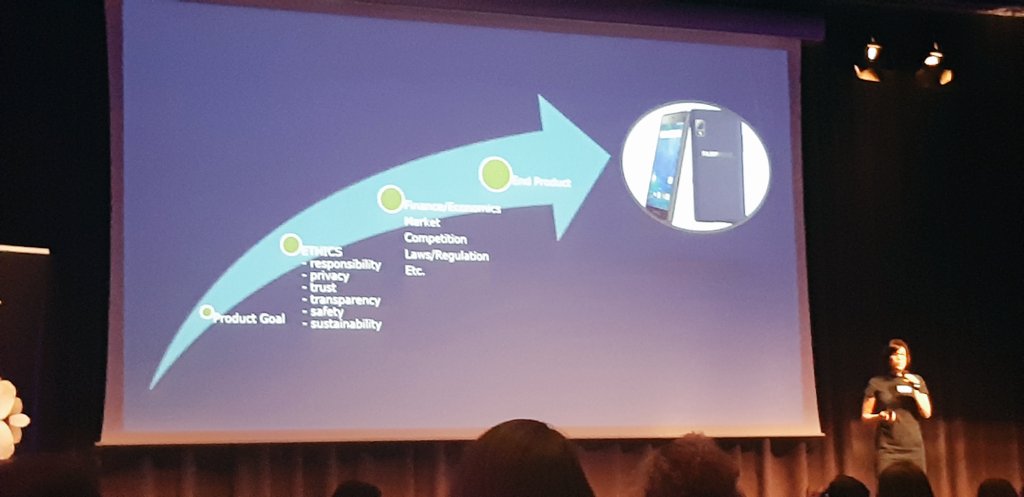 What fairtrade did for coffee, <a href="/aimeevanrobot/">Aimee van Wynsberghe</a> wants to do for robotics and AI. Ethics should not be an 'oops' after launch but should be integrated in product development and design with <a href="/RespRobotics/">Responsible Robotics</a>! <a href="/DeloitteNL/">Deloitte Nederland</a> #WomeninSTEAM #womanintech #technology #innovation #ethics
