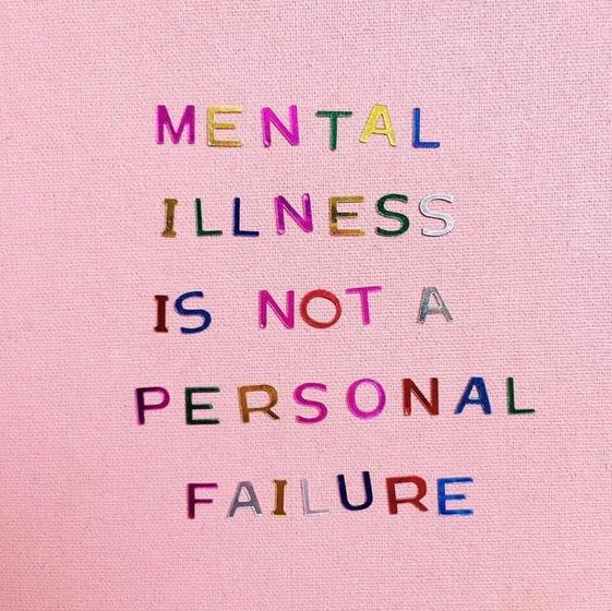 Refinery29's tweet photo. You are more than your mental illness. We must prioritize and destigmatize the conversation around mental health. #WorldMentalHealthDay 
🎨 @blindsaay https://t.co/ehf6lniaZo