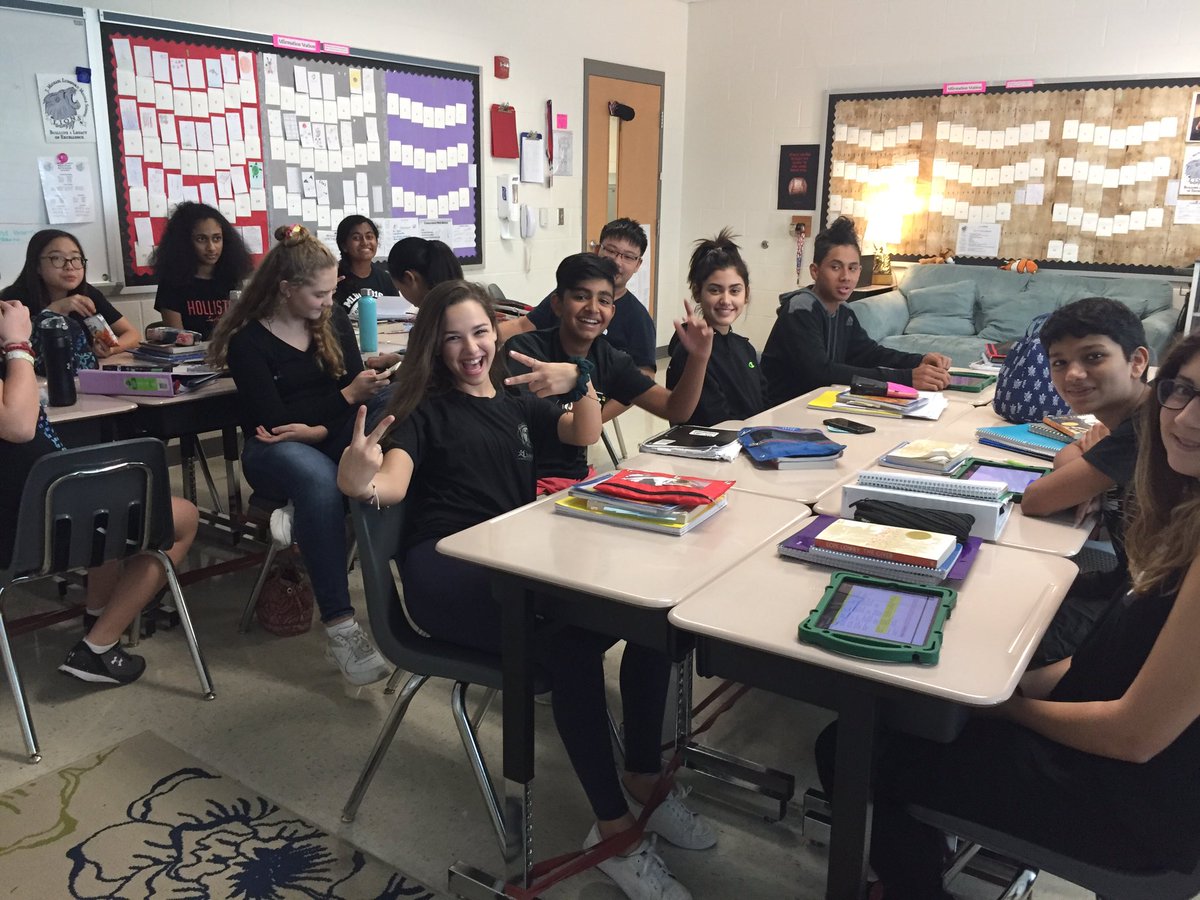 Eng8MsG's tweet photo. As part of our immersion into The Giver @JML_MS_Official, students wore black shirts to class today to demonstrate "sameness" and avoid differences. Those who didn't play along made the standard apology to the learning community! #simulation #jmlpride #read https://t.co/AQS47ZO3bG