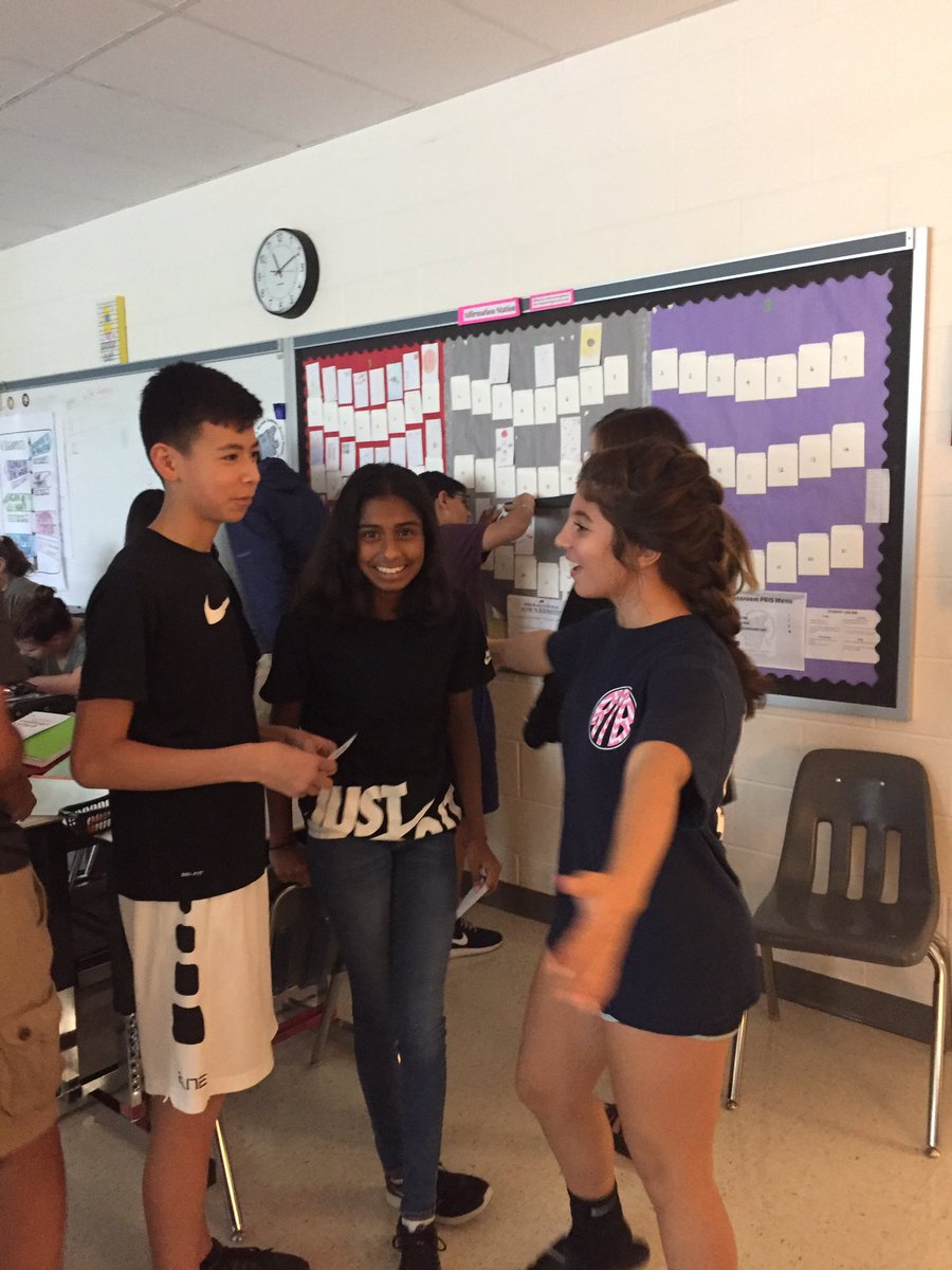 Eng8MsG's tweet photo. As part of our immersion into The Giver @JML_MS_Official, students wore black shirts to class today to demonstrate "sameness" and avoid differences. Those who didn't play along made the standard apology to the learning community! #simulation #jmlpride #read https://t.co/AQS47ZO3bG