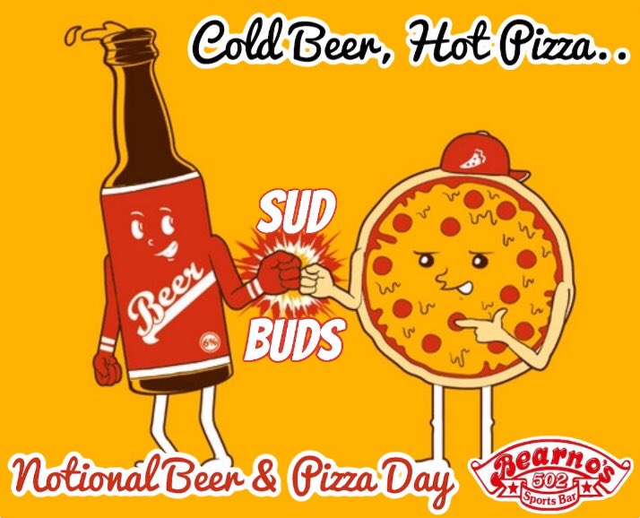 Bearnos502's tweet photo. Stop by your Friendly-Neighborhood-Bearno’s and grab a H🔥TT one, with a C❄️LD one, on this marvelous holiday.. it’s the People’s Duo, @ Bearno’s 502!! #Bearnos502Louisville #BEER 🍺 #NotYourPaPasPizza👴🏼❌🍕 https://t.co/iIkMK95U1a