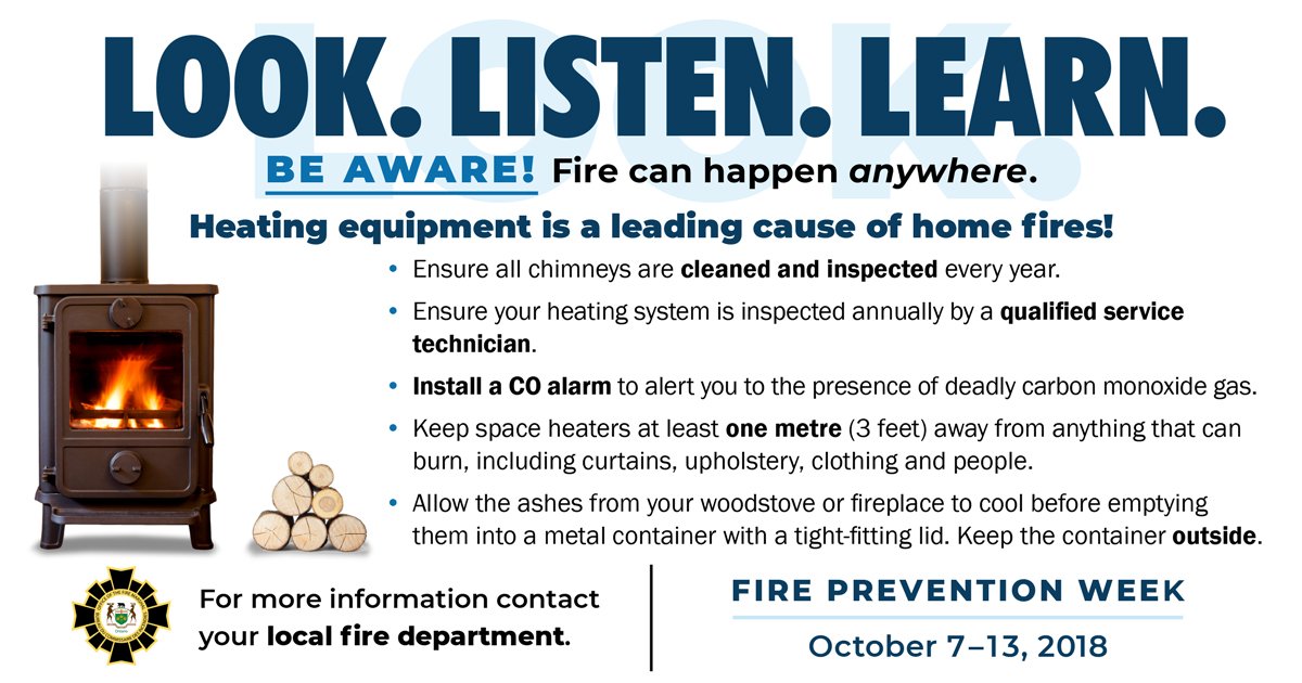 timothyuttley's tweet photo. It Fire Prevention Week - Look.Listen.Learn. Be aware! Fire can happen anywhere. https://t.co/FcKBQbXkTL ; #LookListenLearn2018 https://t.co/0tOyMHEUM2
