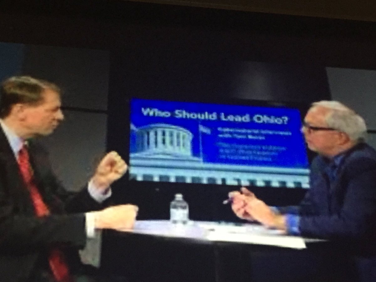 TomBeres's tweet image. Polls show the Ohio Governor's race is a virtual tossup. Watch my extensive wide-ranging interview with Democrat Richard Cordray, Thursday-October 11th at 3:30.
It's on WKYC.com and the station's Facebook  page and the University of Akron's YouTube channel.