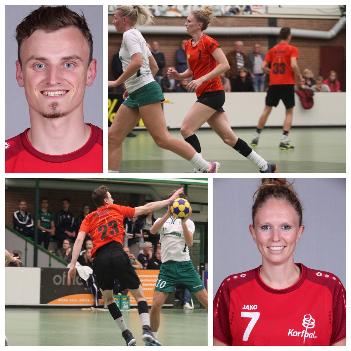 korfbalbe's tweet photo. Diamonds: met routinier @JulieCaluwe en youngster @jarredeley https://t.co/Fn8FEAPNXB #EKC2018 #korfbal https://t.co/qhAy7HM3JI