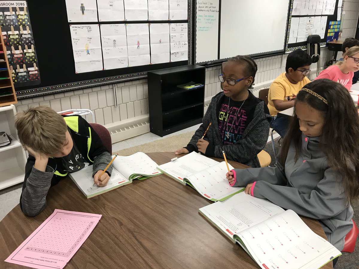 MrsHeadFH's tweet photo. Working in partnerships to solve and explain while reviewing for a math test. https://t.co/DVRzSEkcHj