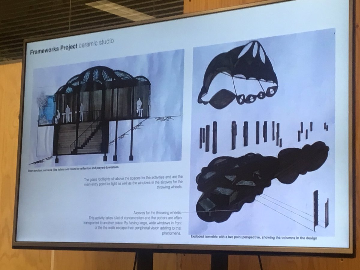 LauraDesigning's tweet photo. We really enjoyed judging the great work from the Central St Martins students this evening for the @RIBA student awards. Congratulations! @csm_news @csmSpatial @RIBA_London #RibaNorthLondon #Architecture #RIBA #Innovation https://t.co/XV9M08fAHA