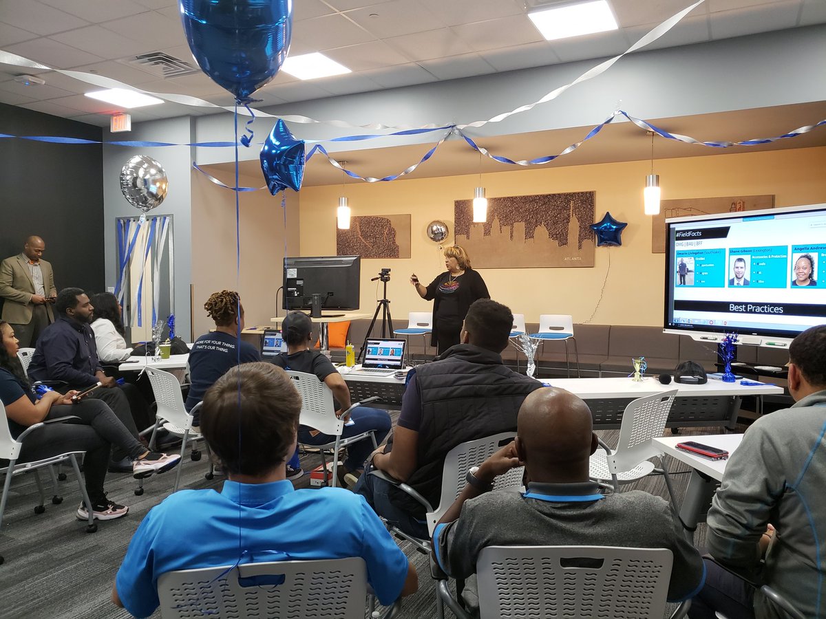 What an awesome Town Hall this morning with the GSC! @gsc_cbg <a href="/marvymoore/">marvy moore</a> <a href="/LifeAtATT/">Life at AT&T</a> #TUProud