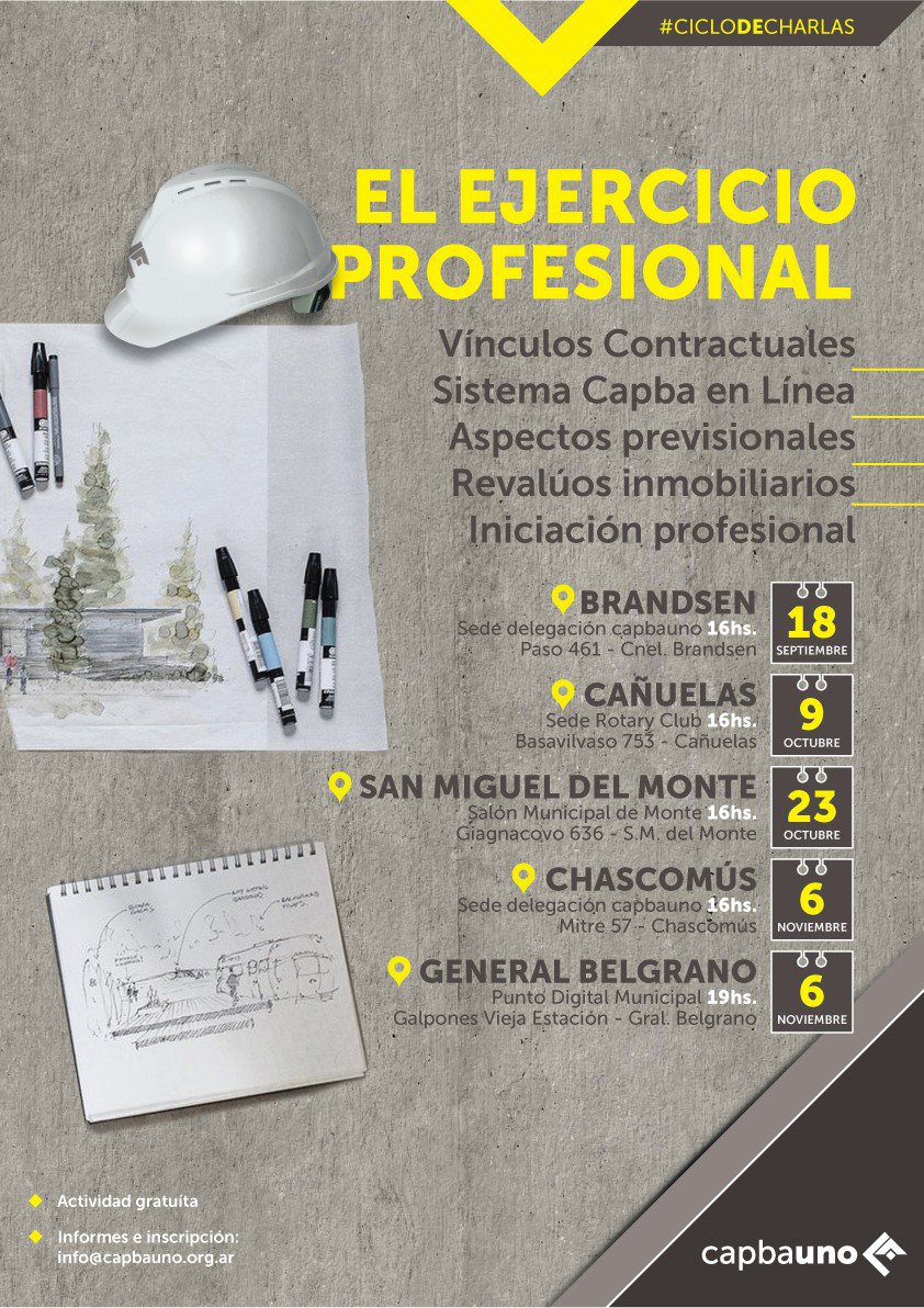 CAPBACHASCOMUS's tweet photo. 📢 Comisiones de trabajo de @Capbauno visitarán Chascomús y General Belgrano el 6 de noviembre

#Arquitectos #Chascomus #GeneralBelgrano #CapbaUno #ColegiodeArquitectos https://t.co/wJdZMQLQLu