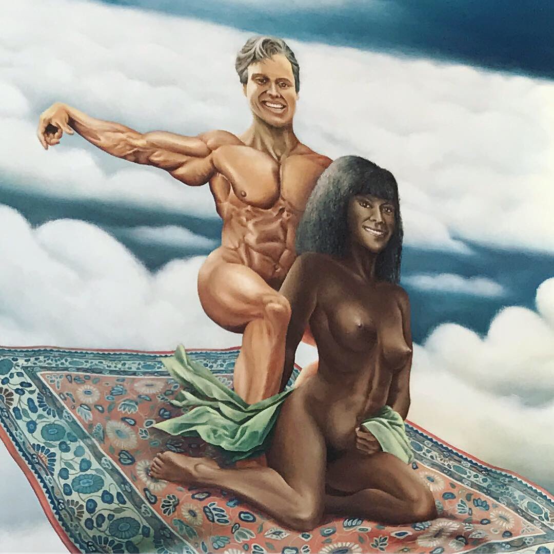 GJAFALEIKUR! Ætla að gefa þetta fallega málverk. Fullkomið í stofuna eða fyrir ofan rúm í svefnherberginu. Stærð 2x3 metrar. Like til að vera með.