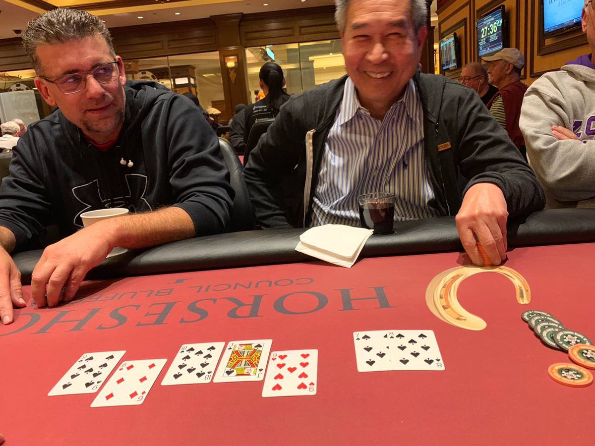 tkarn421's tweet image. His first straight flush! #PapaKarn