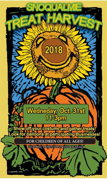 The Snoqualmie Falls Brewery Taproom will be open for all the Trick or Treaters on Halloween from 11 to 3!!!