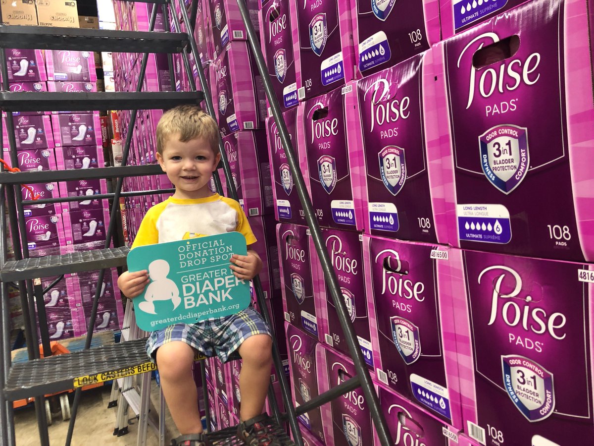 dcdiaperbank's tweet photo. We are poised to help so many more! Thanks to the wonderful @diapernetwork &amp; @poise for a generous donation of adult incontinence products!! Ensuring that families have what they need to thrive means all members of a family are supported. #basicsforall #essentialstothrive https://t.co/KRIWIUIBzL