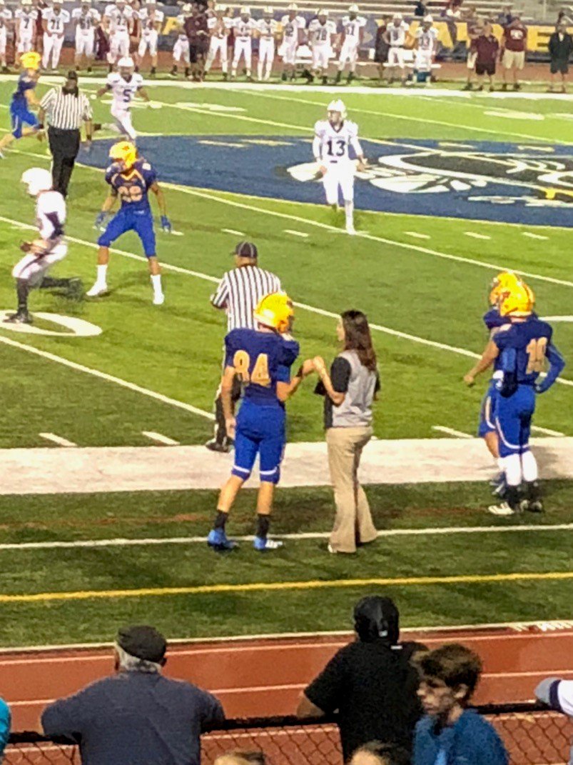 CoachV_3K's tweet photo. This year, 'Boro PK/P @TShetler10 is #1 in PA for punts pinned in the 20...

Last year, 'Boro PK/P @souders_george was #1 in PA for punts pinned in the 20...

I'm noticing a trend.... WELL DONE 'Boro punting unit! 👊 https://t.co/4HxaCPkgkA