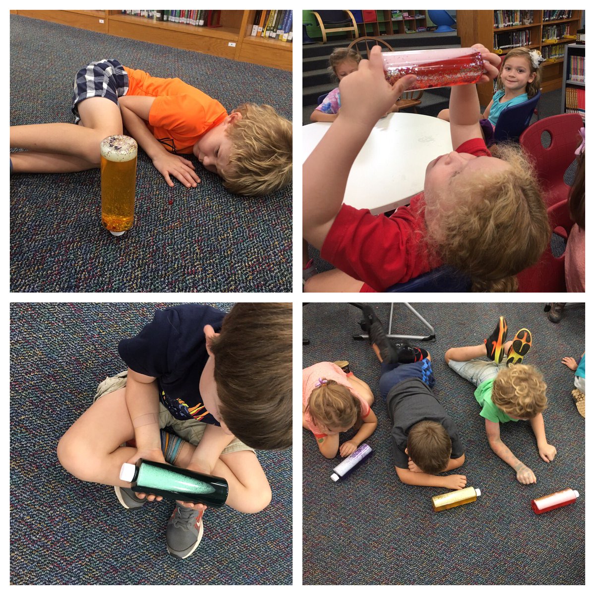 andie245's tweet photo. Made relaxation bottles w/ K’s today for “R” day! @MeriwetherLES @MsDsDucklings @akovach78 #usefulfun #scienceinlibrary #acpslibs https://t.co/l6Halk6KTl