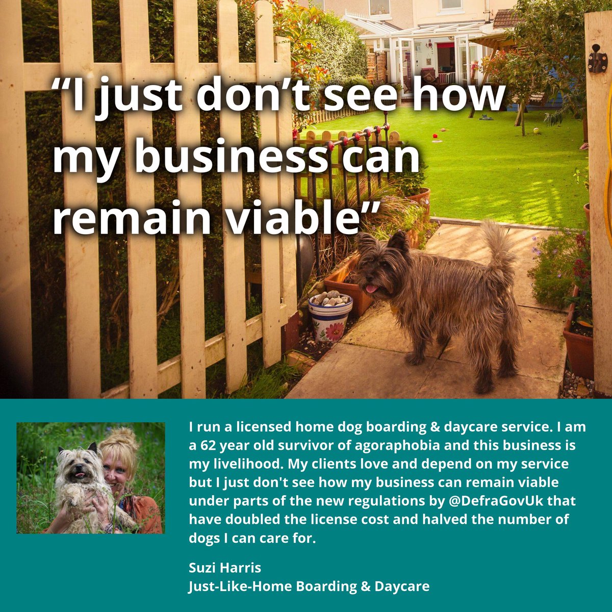 gixxergirl07's tweet photo. Please help save #dog #homeboarders from closure. #idiotpolitics #lovepets @DogsofInstagram @Dogsoftwiter @DogsMonthly @Dogs_Today  @dogs @apgaw @dogs_everday @DoglostUK @PplThatLoveDogs @smallbusinessuk #barkingmadregulations https://t.co/ticsh0TjaP… https://t.co/FgV3XkpWLW