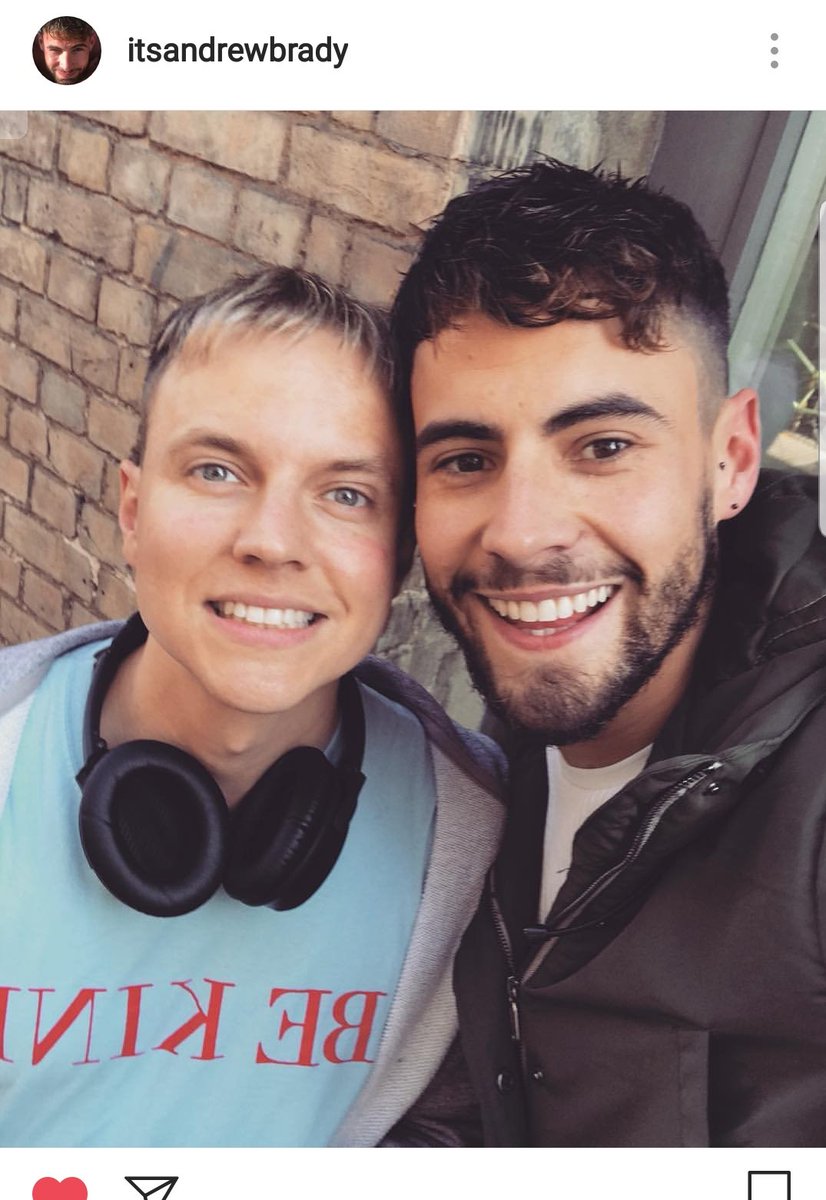 slinehan1's tweet photo. Talking of #BBUK lol, look who was hanging out again today. These two sweeties. 😍😍 #Shandrew xx https://t.co/nqwI3K3o1V