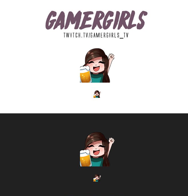 calinity's tweet photo. Was Schatten und Lichter auf der kleinen Größe ausmachen können ist echt krass :D Ein neues Emote für @GamerGirls_tv, Rain mit ihrem Bier 🌚 Und ein riesen Dankeschön an @Finfy für die Hilfe beim Schattieren ♥️ https://t.co/diVw70ivZW