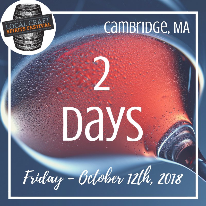 bostonlocalfood's tweet photo. 2 more days until @SBNMass  's LCSF! You WILL NOT be disappointed with the abundance of beverage vendors &amp; local food! Bring ur friends to enjoy the atmosphere &amp; sip on some tasty samples. Buy tix @ https://t.co/zH66XbqpCB. #LocalCraftSpirits #DrinkLocal #CraftBeer #Mead #Wine https://t.co/cwcBIsEGHK