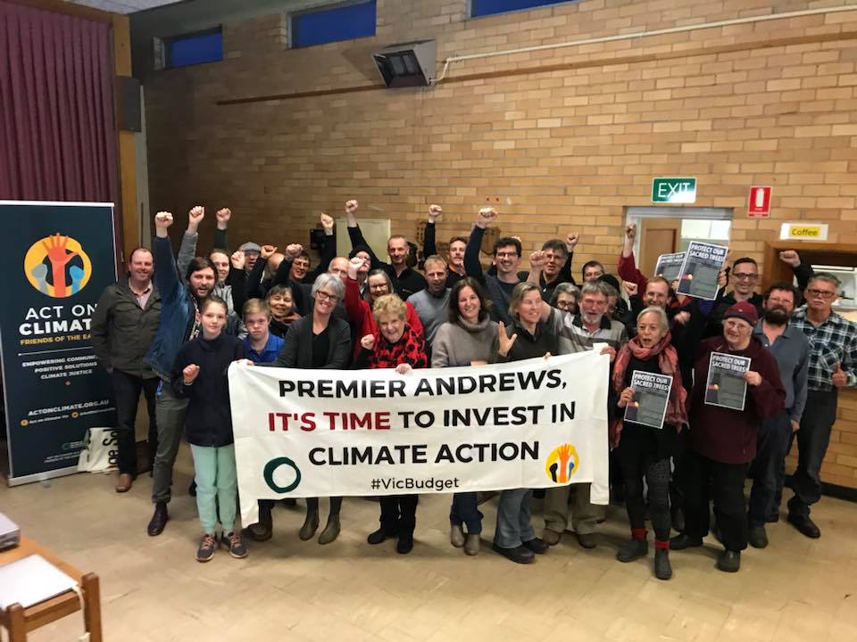 Our community forum on climate change &amp; renewable energy was a huge success last night. #ClimateImpactsVic #VicClimateSolutions #SpringSt #VicVotes