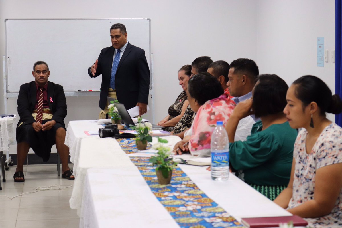 mialgtonga's tweet photo. This morning we’re at the “Strengthening Community Resilience  to Climate Change and DRR through Women’s Community Governance Structures” workshop, with our partner Ministry, MEIDECC. https://t.co/zPr3LhsX9q